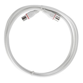 Axing EAK 251-80 Terminal Connection Cable 2.5 m F-Quickfix F-Connector 4-Way Shielded Modem Cable for Cable Modem DATA CATV Cable TV