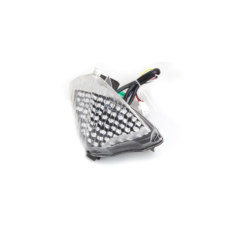 Integrated Sequential LED Tail Lights Clear Lens for 2004-2006 Yamaha
