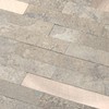 Yipscazo 20 Sheets Peel and Stick Stone Metal Backsplash, PVC
