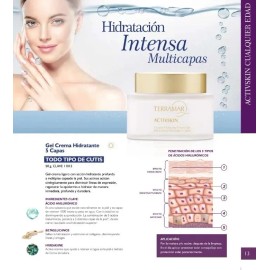 Gel Hidratante Facial Terramar 50g Ácido Hialurónico Piel Sensible