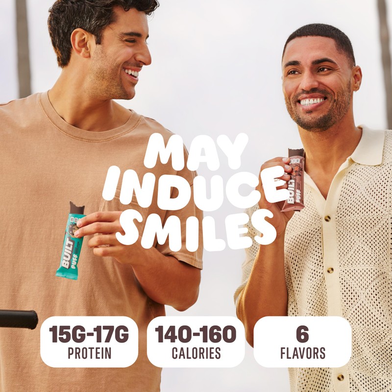 BUILT Bar Puff Protein Bars - Variety Pack - 15-17g