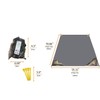 HZJOYUE Outdoor Blanket (71" x 55") -Compact, Lightweight, Sand Proof