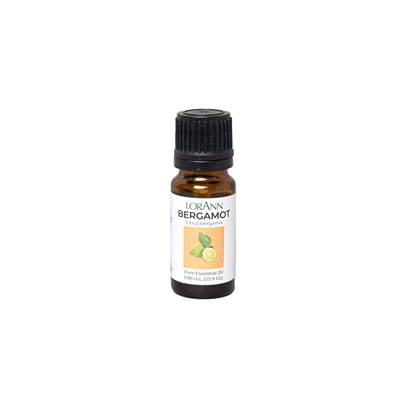 LorAnn Bergamot Oil (100% Pure Food Grade), 1/3 Ounce Dropper