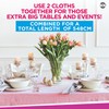 4pk Long Pink Table Cloth Party | 274 x 137cm