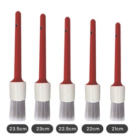 Car Detailing Brush, Pack of 5 Cleaning Brushes, Car Wet and Dry, Car Cleaning Brush for Cleaning Car Inside, Emblems, Ventilation Slots