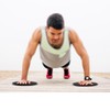 RYACO Core Exercise Sliders - Dual Sided Gliding Discs With