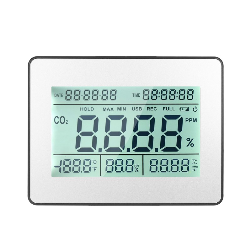 Carbon Dioxide Detector Air Quality Monitor Meter with Data Logging