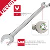 URREA 3016 3/16-Inch X 1/4-Inch Open End Wrench, Chrome