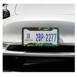 XYZCANDO St Patrick's Day License Plate Cover Piano Key License Plate Frame for Women Lightweight Car Plate Holder for Motorcycle Universal Auto Tags Cove 2025 Gift for Holiday