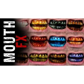 ppi MOUTH FX, PITCH BLACK COLOR MOUTH AND TEETH STAIN  , SWEET VANILLA FLAVOUR