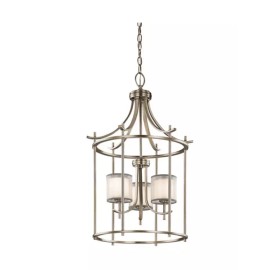 Kichler 43139 Tallie 3 Light Cage Pendant - Grey