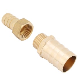 Reducing Fitting Brass Barbed Reducing Bushing Female Thread Pipe Fitting Connector Adapter (16-25mm)