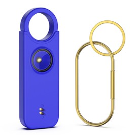 Security Buzzer with LED Light, Security Alarm, Personal Alarm, 130dB Self Defense Alarm with Mini Emergency LED Flashlight, Key Chain, Safe Personal Protection for Girls and Elderly, Burglar Alarm