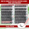 FADVAN Lash Extension 280pcs D Curl 20D+40D Cluster 9-16mm Mixed