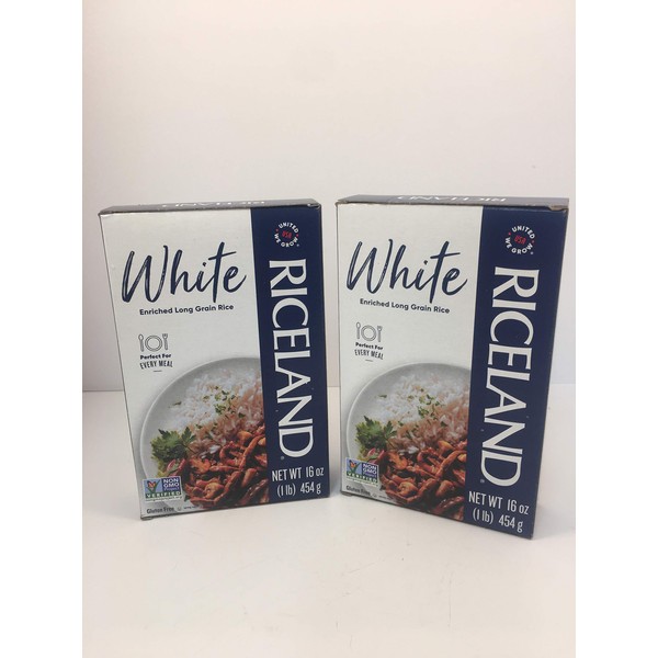 Riceland Extra Long Grain White Rice 16 Oz (Pack of 2)
