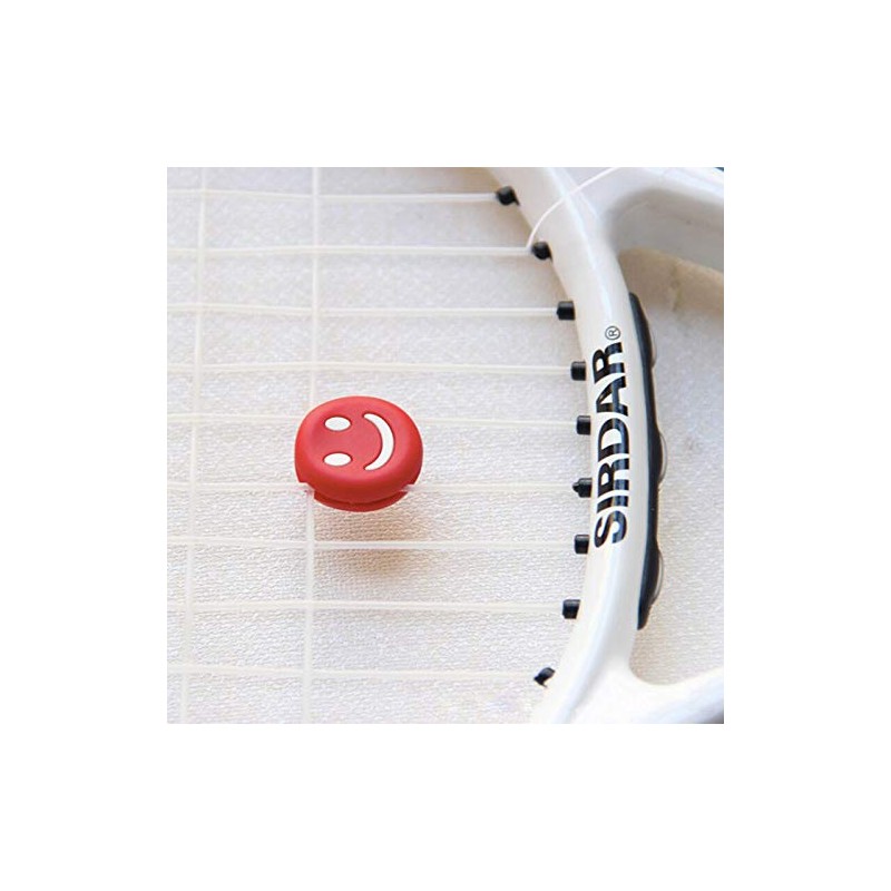 US-Style Tennis Vibration Reducer Set of 6 Smile Accessories