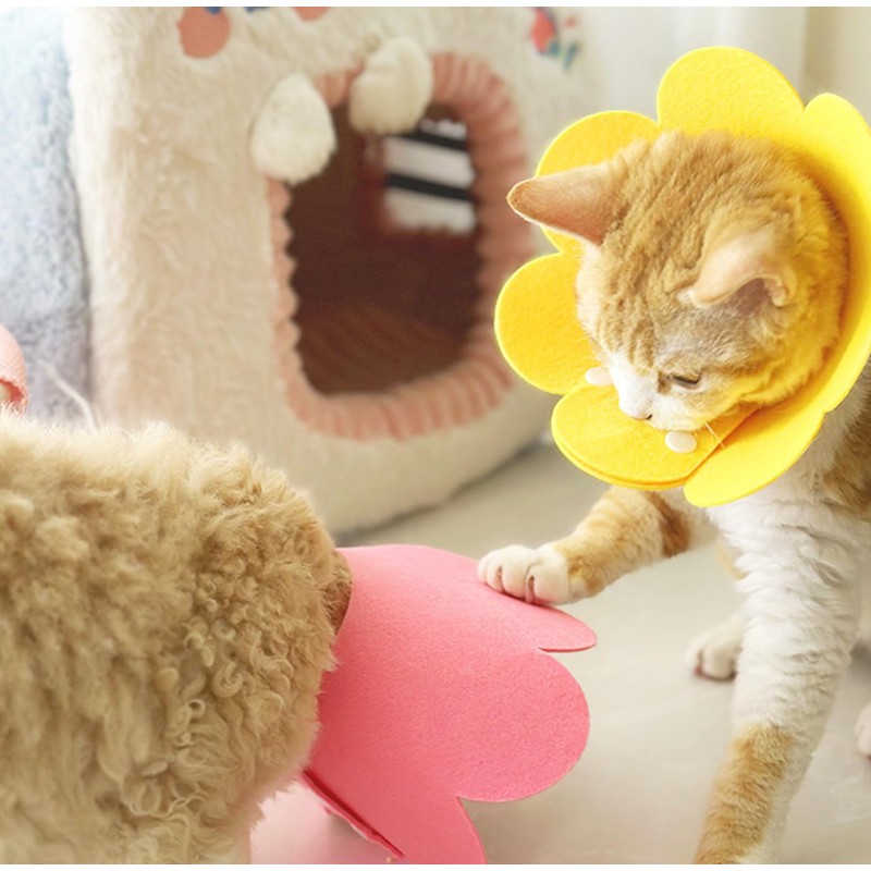 Amexo 3 Pieces Cat Protective Collar Soft Collar Cat Collar