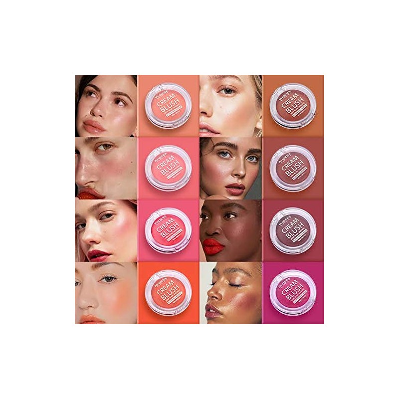 PHOERA Makeup Face Cheek Blush Cream Matte Blusher Super blend-able