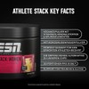 ESN Athlete Stack Women Powder, 390 g Powder, Peach, with