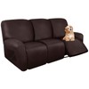 molasofa Recliner Sofa Covers - 8 Pieces Stretch Leather Like