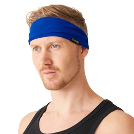 Diademas deportivas para hombres que absorben la humedad para mujeres, bandas ligeras para el cabello de yoga, crossfit o equipo de correr, cintas elásticas delgadas para entrenamiento para la cabeza,