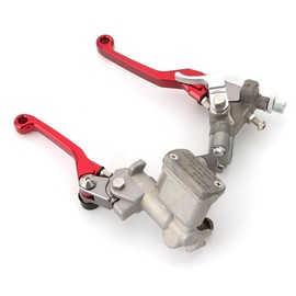 Rzmmotor Motorcycle Brake Master Cylinder Reservoir Clutch Lever Fit for CR125R CR250R 96-07, CR500R 92-01, CRF150R 07-16, CRF250R/X 04-16, CRF450R 02-06, CRF450X 05-16, CR80R CR85R 98-07