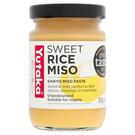 Yutaka Sweet Rice Miso Paste 100g | Mild & Naturally Fermented | Rich Umami with Subtle Sweetness | Perfect for Soups, Marinades, Dressings & Sauces | Vegan-Friendly