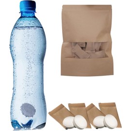 Bottle Cleaning Tablets Pack of 30. Effervescent Eco Dissolving Tabs for Cleansing Metal or Plastic Bottles, Flasks, Cafetieres and Teapots