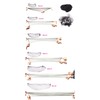Ecojunmi Redes Invisibles para El Cabello para Cabello Largo, 100