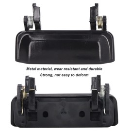 Manija de Puerta Exterior, Manija de Puerta Exterior 6L2Z7822405DBPT Reemplazo Negro de Agarre Cómodo para Ranger 2001‑11