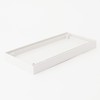 MUJI 02553111 Polypropylene File Box Lid with Casters, White Gray,