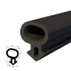 DQ-PP Window Seal, Black, 20 Metres, S-232 Panorama, PVC Window,