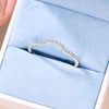Newshe Jewellery Moissanite Wedding Band 925 Sterling Silver Eternity Rings
