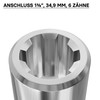 Wiltec PTO Shaft Bushing B-Type 100 mm for Multi-Spline Shaft