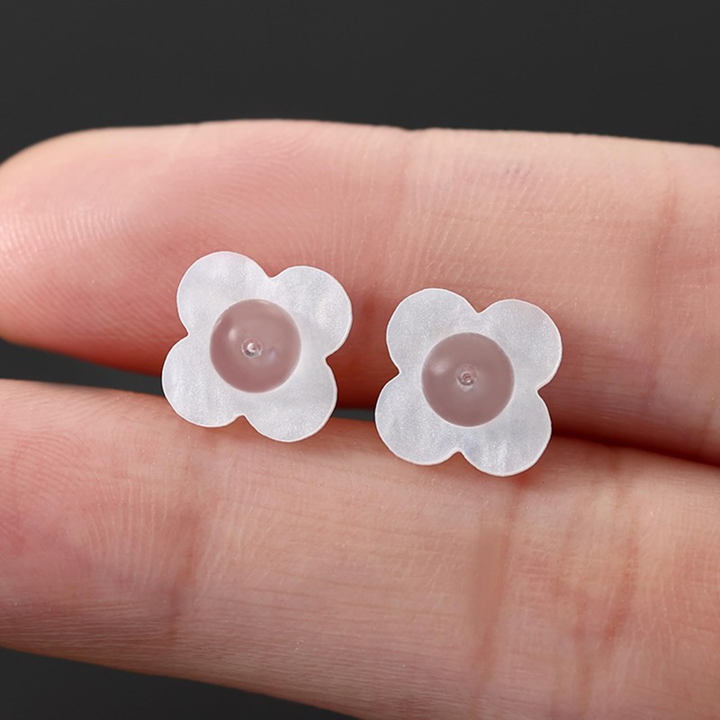 Comfortable Earring Backs Support for Droopy Ears, Hypoallergenic Rubber Lifter,