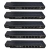 BDHYYM Pack of 5 Folding Ruler 1 m Plastic Folding
