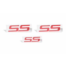 Reflective Concepts Reflective Concepts SS Emblem Overlay Decal Stickers Set of 3-06-07 Monte Carlo SS - (Color: Gloss Red)