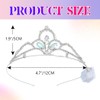 DRESBE Light Up Crystal Tiaras LED Rhinestone Crown Headband Princess