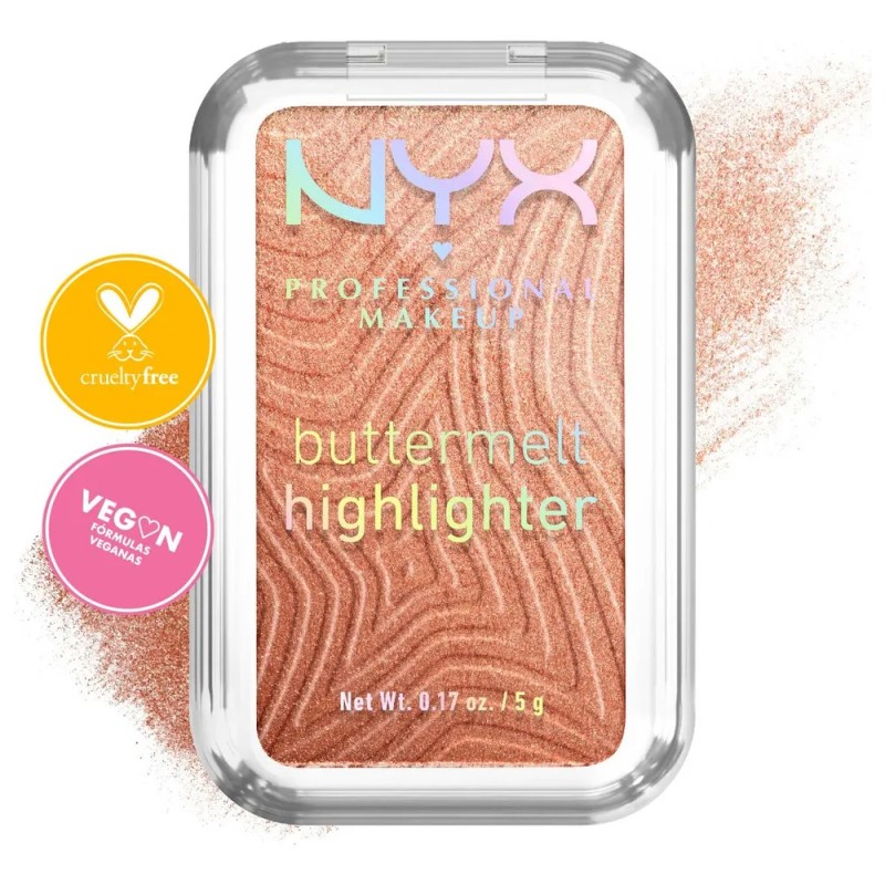 Iluminador Cremoso Buttermelt Highlighter De Nyx Butta In Bronze