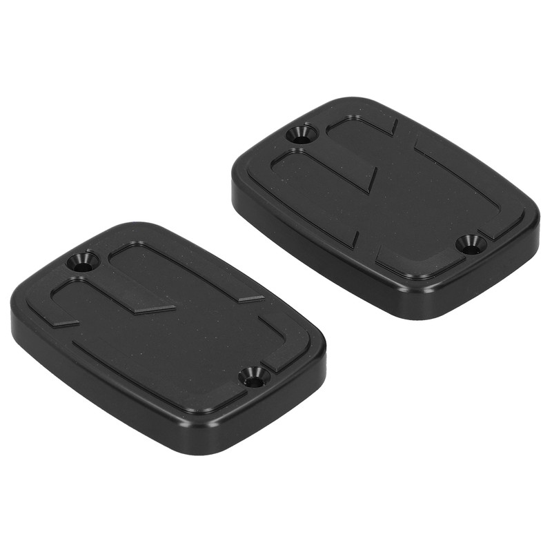 2pcs Front Brake Fluid Reservoir Cap Motorcycle Upper Fuel Tank