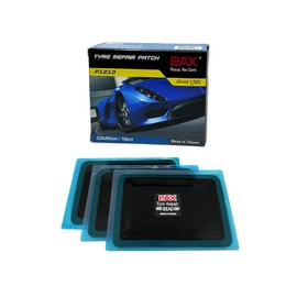 PAX 10Pcs 125 x 90mm Radial Tire Patch, Tire Repair for Puncture, Tire Flat Prevention, Emergency Repair Tool, Suitable for Car, Bus, Truck, Tractor (125 x 90mm)