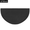 Fireplace Rug | Flame Retardant Heat Insulation Semi-Circular Foot Pad