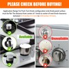 Child Proof Stove Knob Locks - Silicone Push-Turn Knobs Safety