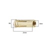 Create idea 20PCS M6 Drop in Anchors Brass Wall Anchor