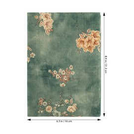 1pieza Cubierta De Libro Ajustable Protector De Cuaderno Funda De Cuaderno De Simulada Para Notas Y Diarios Protección Para Libros Y Cuadernos