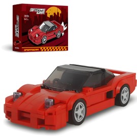 DrmBeyd Sports Car Building Block Kits, for JDM MOC Racing Car Model Building Sets, Gifts for Adults and Kids Sportcar Enthusiasts, 297 Pieces