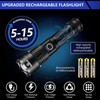 Esgofo Flashlights High Lumens 10000 Rechargeable, Super Bright Handheld LED