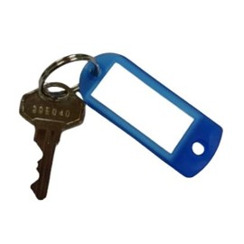 1 x 30E040 Genuine Alpha Padlock Key (with Key Tag, Blue)