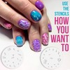 Custom Body Art Airbrush Nail Stencils - Design Series Set