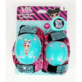 Sakar LOL Surprise Protective Gear Knee &  Elbow Pads & Bell Bicycle Skate Protection